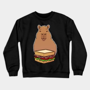 Capybara BLT Sandwich Crewneck Sweatshirt